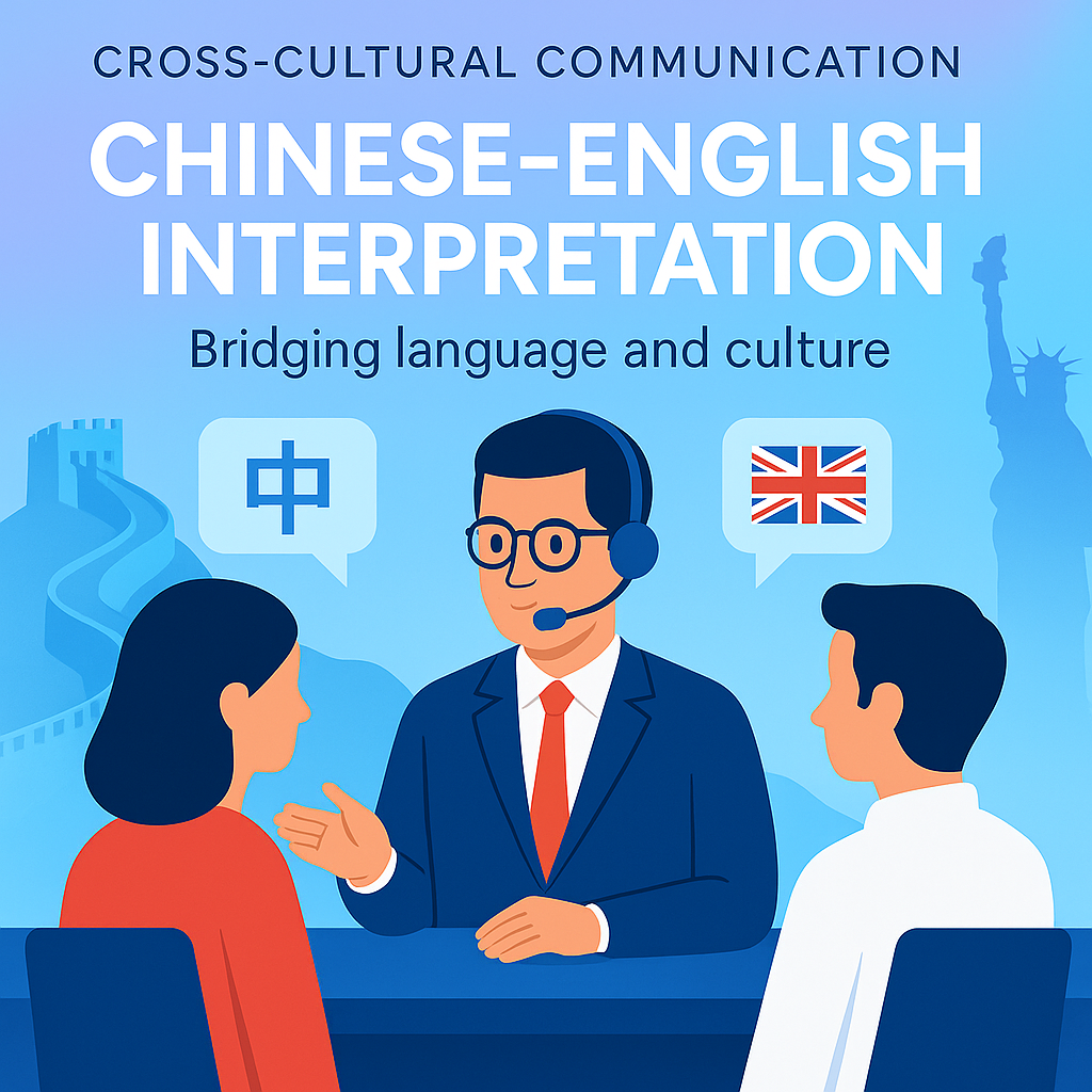 Servicio de traducción e interpretación bilingüe (chino🇨🇳–inglés🇬🇧)