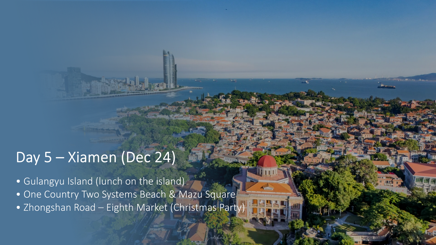 Warm South China Winter Journey: 10 Days of Culture & Innovation