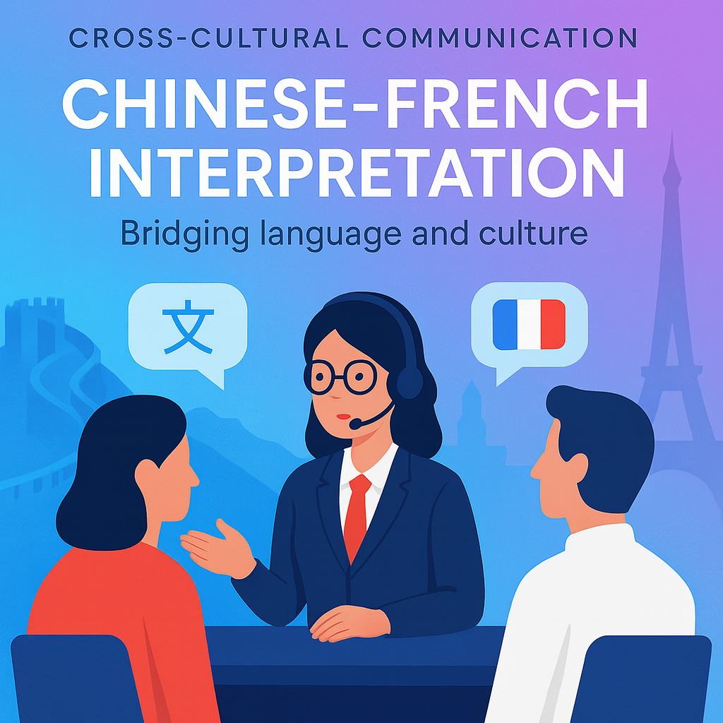Servicio de traducción e interpretación bilingüe (chino🇨🇳–francés🇫🇷)