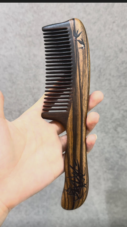 Verdant Serenity — Chinese Premium Traditional Handcrafted Comb